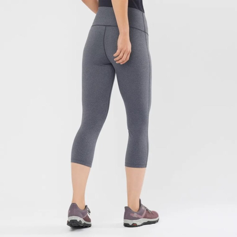 Calça Legging Salomon Essential Feminino Cinzentas Escuro | PT Z73908